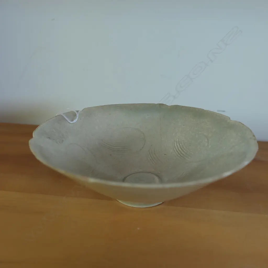 EARLY (SONG OR YUAN) CHINESE FLOWER HAT BOWL A.F Image 1++