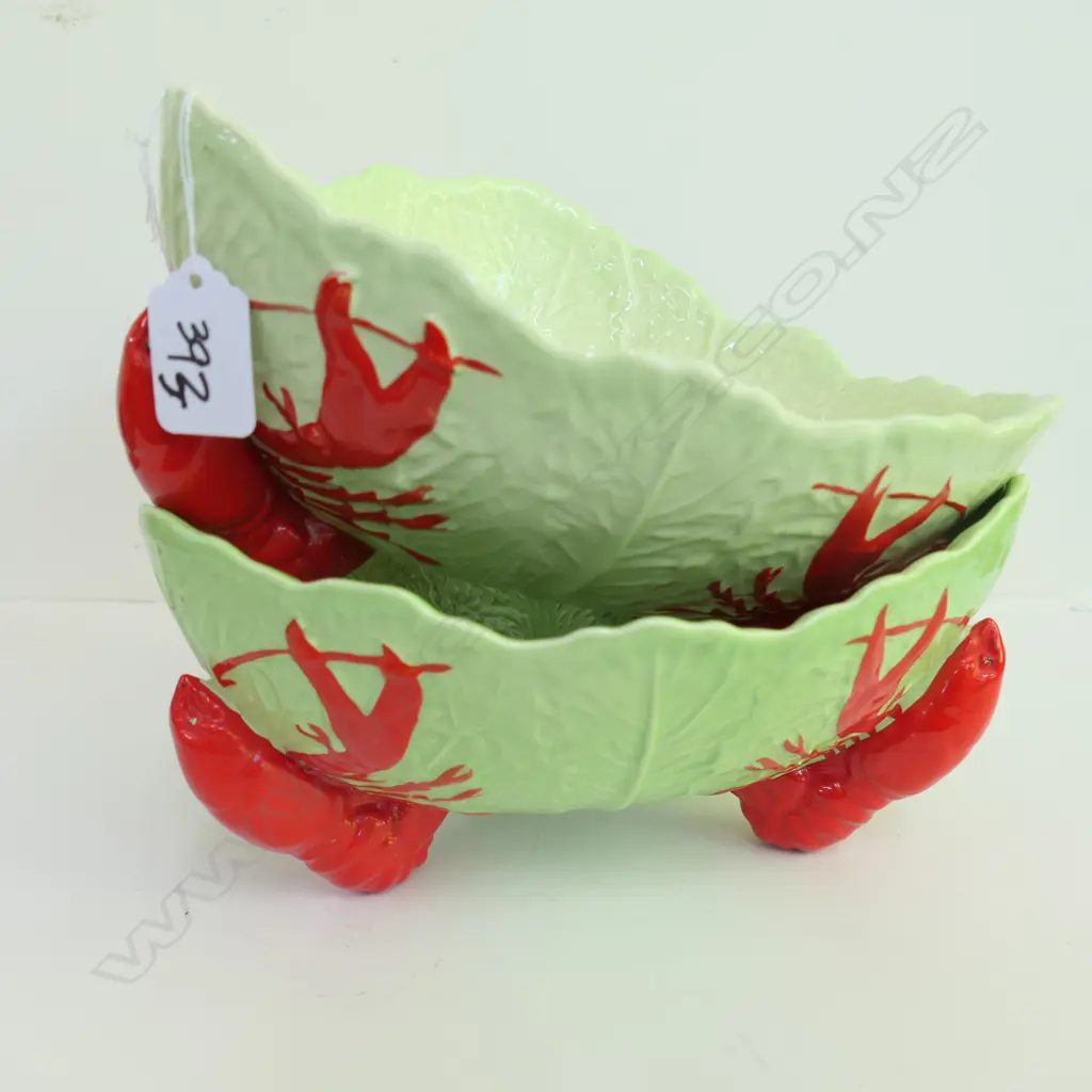 PAIR OF CARLTON WARE LOBSTER BOWLS Image 1++
