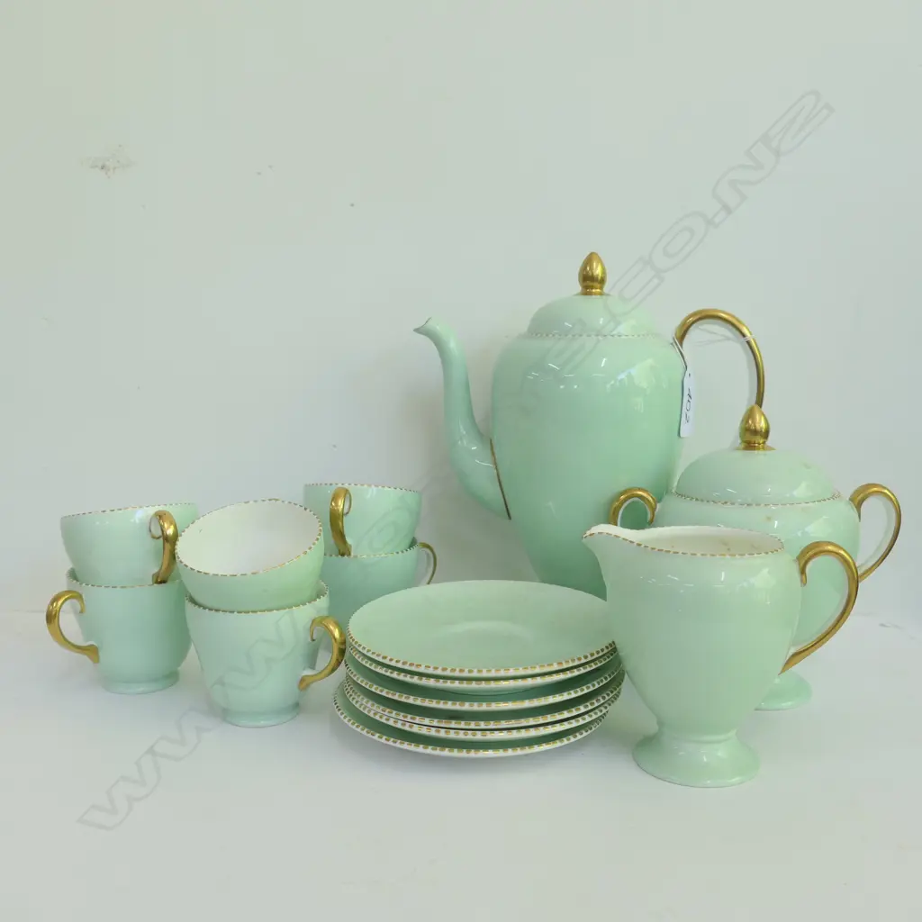 W/WOOD COFFEE SERVICE Image 1++