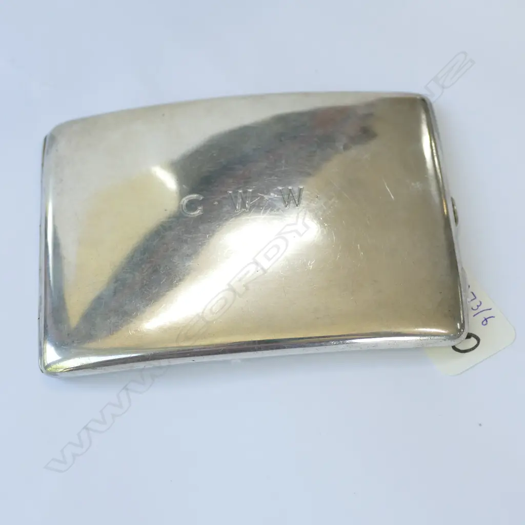 Sterling silver cigarette case Image 1++