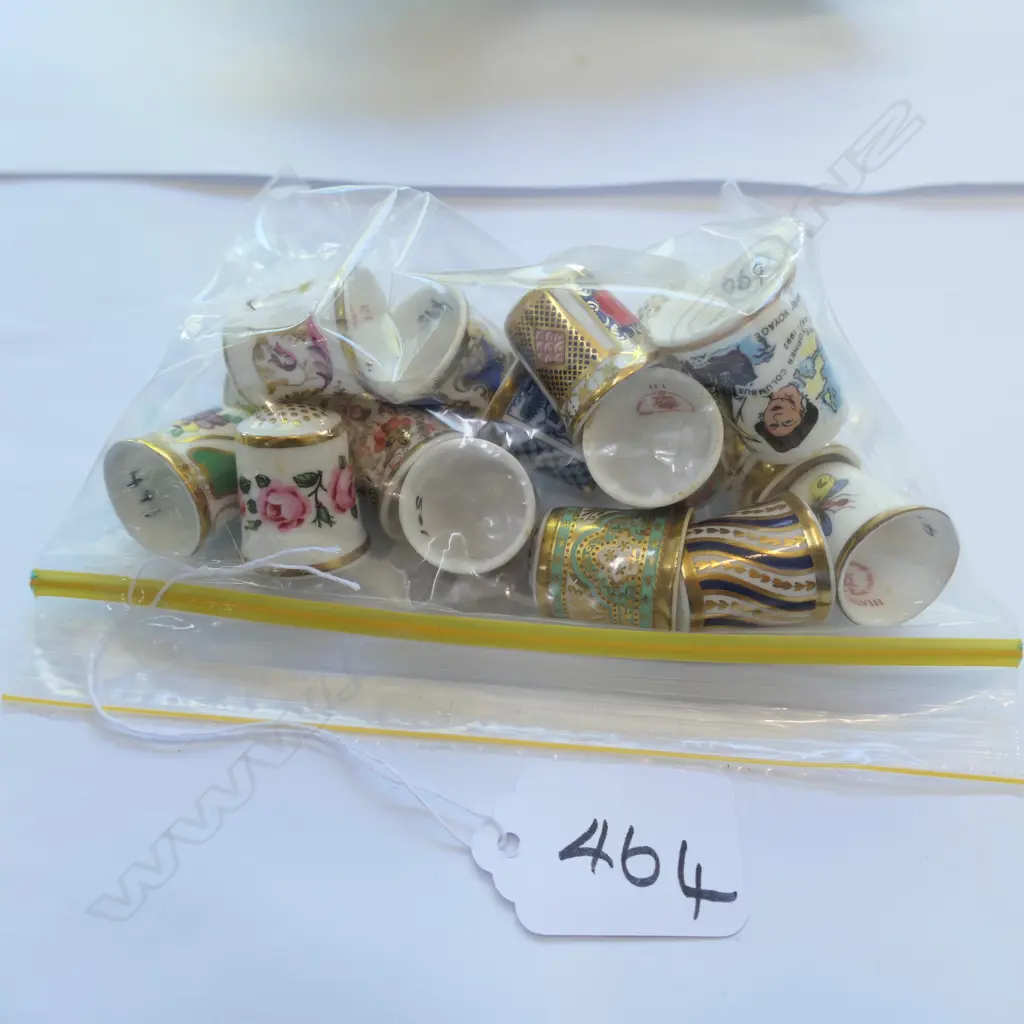 ROYAL CROWN DERBY THIMBLES - IMARI ETC APPROX 16 Image 1++