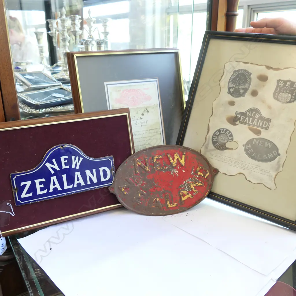 2 NZ TIN FIREMARKS Image 1++