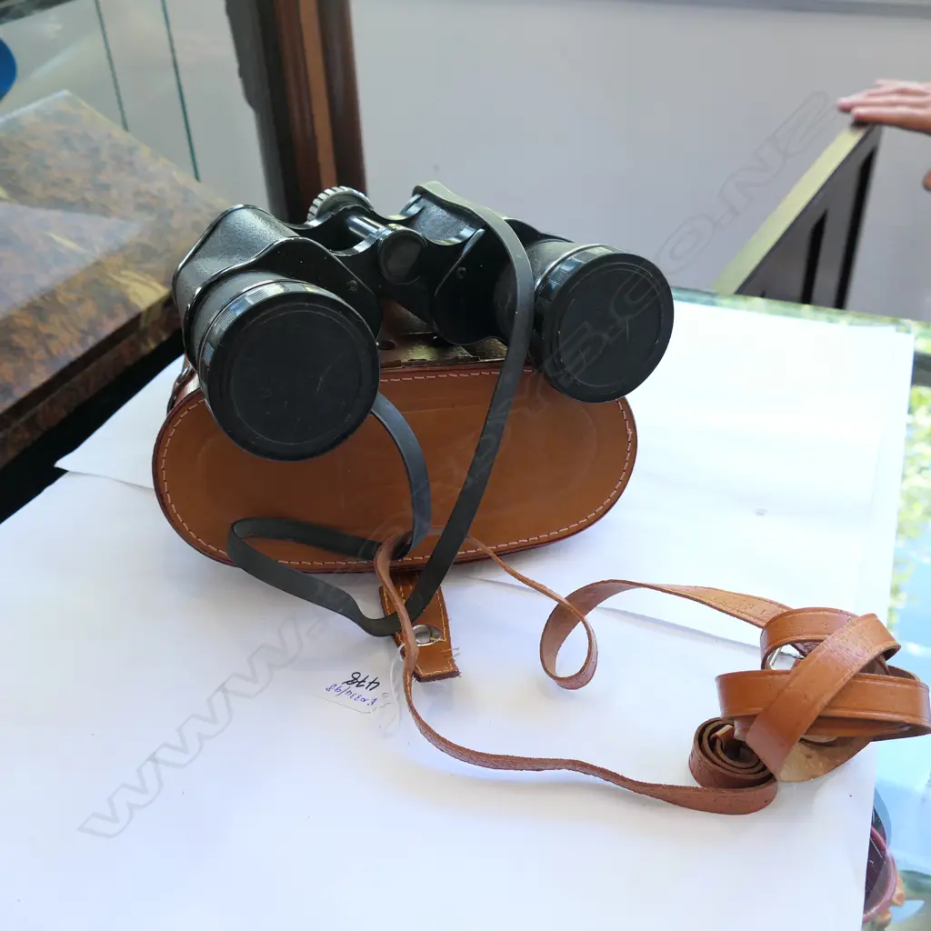 PR OF ALCRON CASED BINOCULARS Image 1++