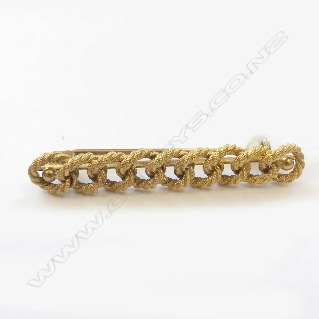 15CT GOLD BROOCH 4.43GM Image 1++