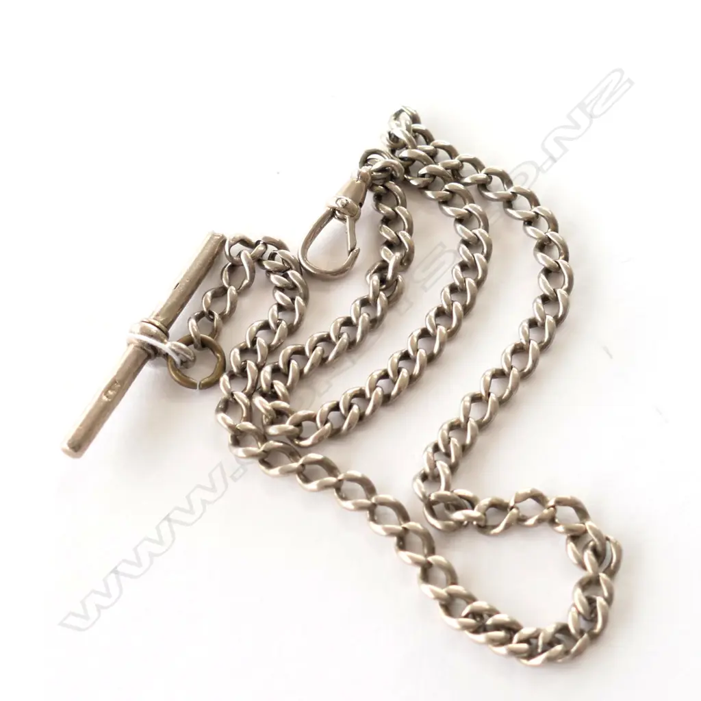 SILVER WATCH CHAIN, L. 400MM Image 1++