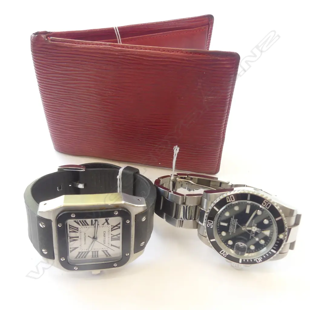 NOTE; ROLEX WATCH THE GLASS IS LOOSE Image 1++