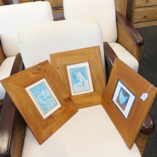 2 PEARS KAURI FRAMED PRINTS + 1 OTHER