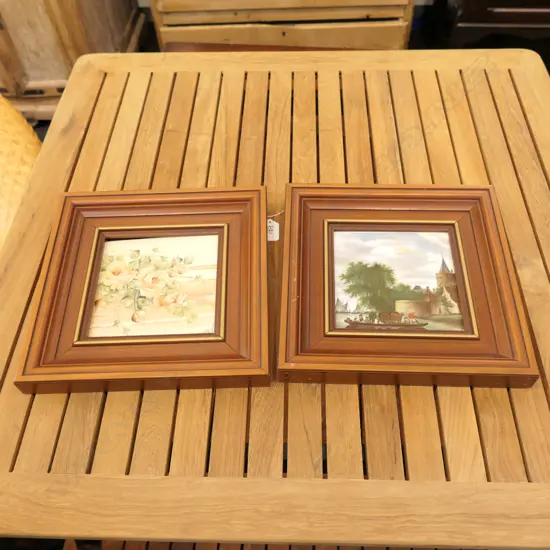 2 FRAMED TILES