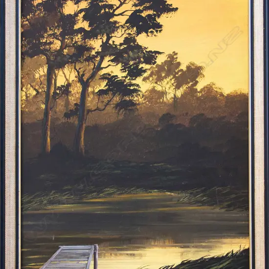 TONY STATHAM 'SUNSET SCENE' 900 x 490mm