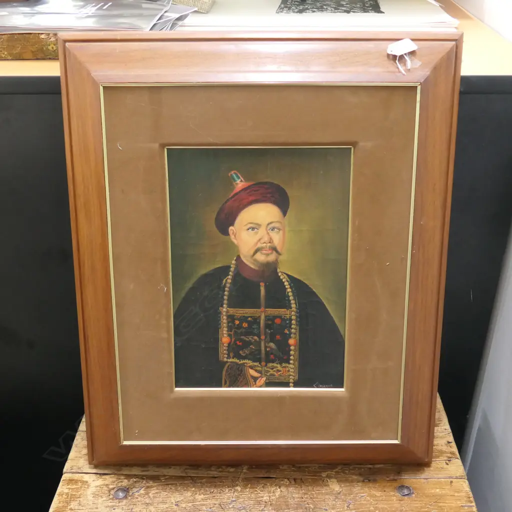 OIL PAINTING OF THE EMPEROR QINGLONG Image 1++