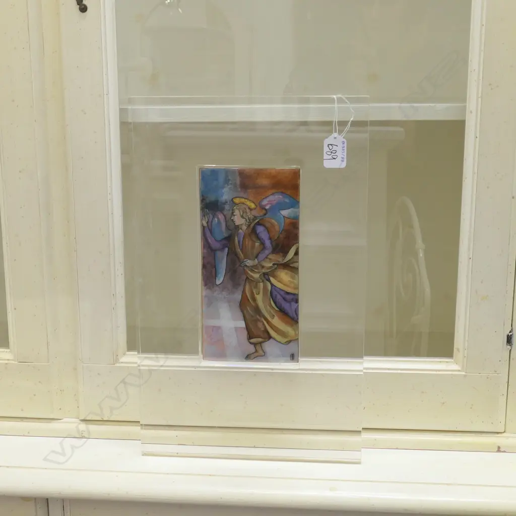 ENAMEL ARTWORK OF AN ANGEL Image 1++