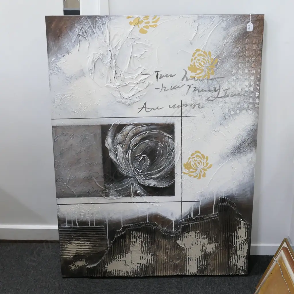 LGE CONTEMPORY PAINTING MIXED MEDIA Image 1++