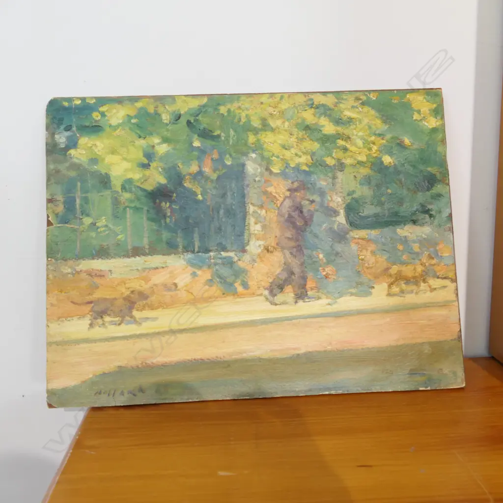 OIL ON BOARD - ATTR. GEORGE HERBERT Image 1++