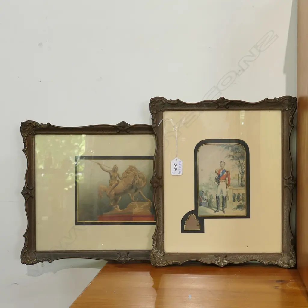 2 PRINTS; PRINCE ALBERT AND OTHER Image 1++