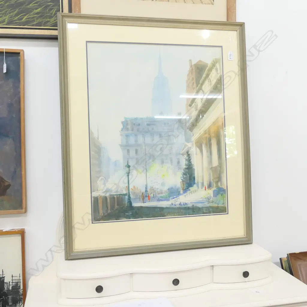 W/C NEW YORK SIGNED H PEINAIHE (?) 680 X 540 Image 1++