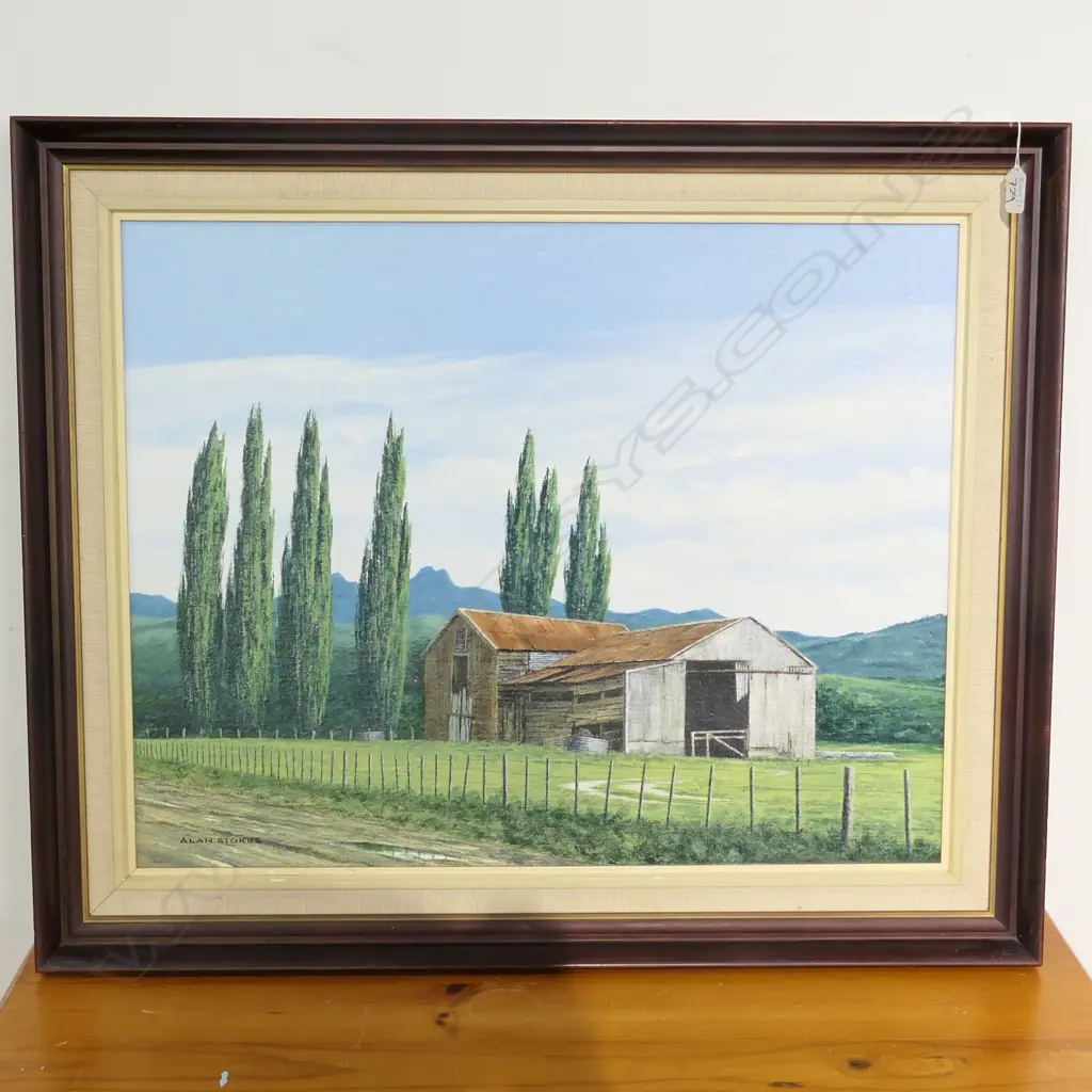 ALAN STOKES, OIL ON BOARD, LANDSCAPE Image 1++