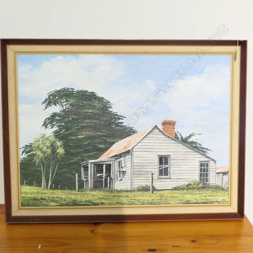 ALAN STOKES, OIL ON BOARD, LANDSCAPE Image 1++