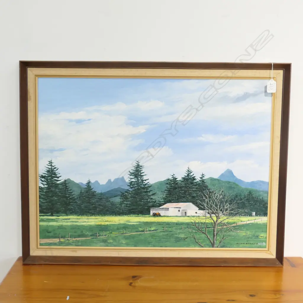 ALAN STOKES, OIL ON BOARD, LANDSCAPE Image 1++