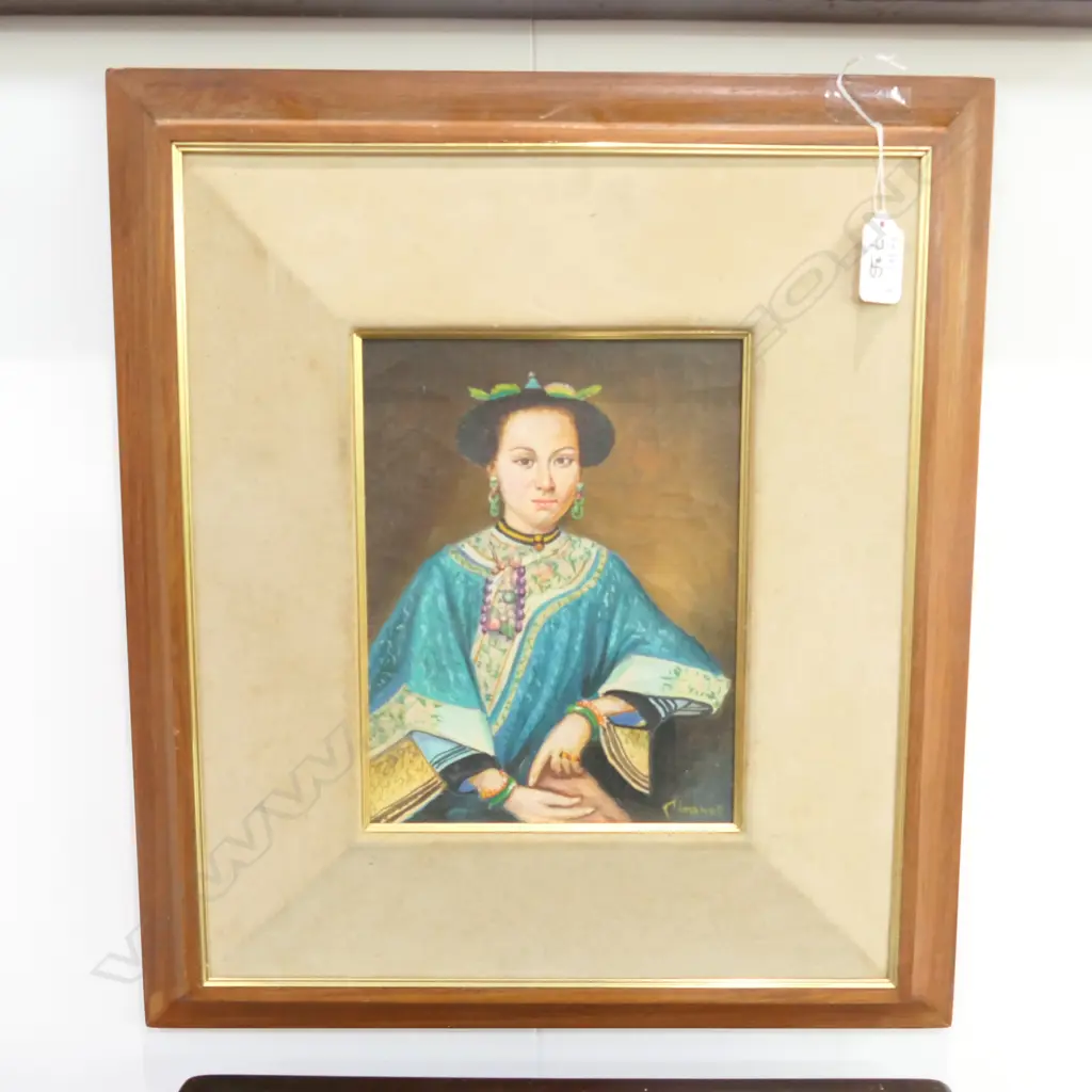 OIL ON BOARD " THE DOWAGER EMPRESS 205 X 155 MM Image 1++