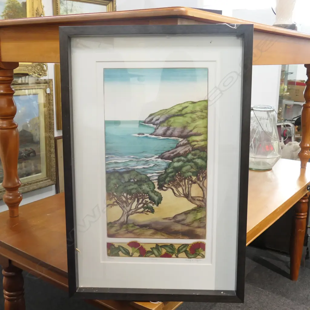 MARY E TAYLOR LTD ED PRINT 'OTAMA' 250/250. 530X300mm Image 1++