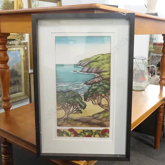 MARY E TAYLOR LTD ED PRINT 'OTAMA' 250/250. 530X300mm