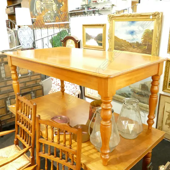 ROSE & HEATHER SWAMP KAURI DINING TABLE L. 1660MM