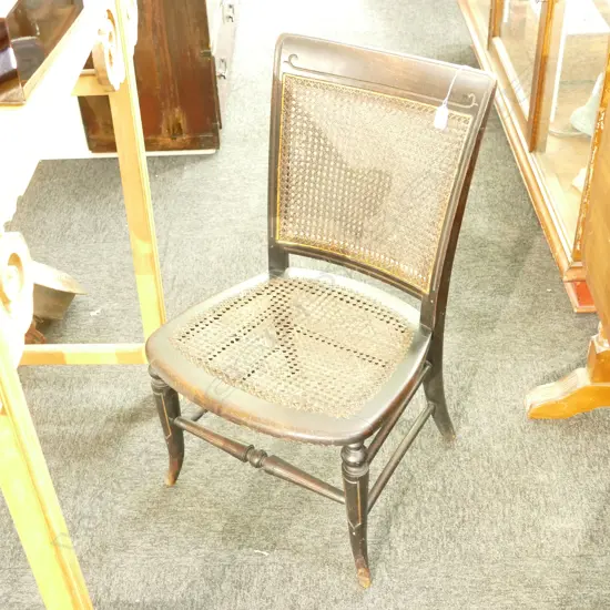 OAK, WYCOMBE CANED SMALL BEDROOM CHAIR