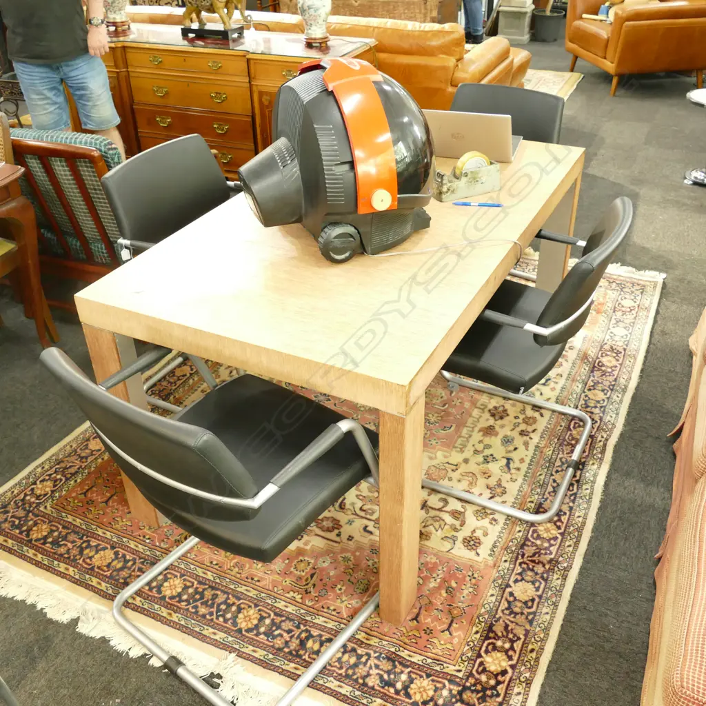 TABLE (845 X 1600) AND 4 CHAIRS - 'SITLAND' Image 1++