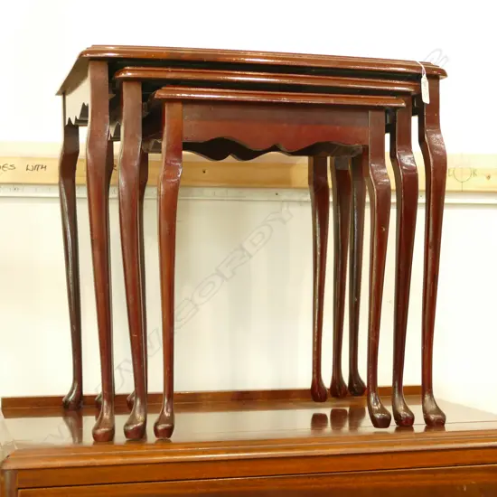 3 NESTED TABLES LARGEST 480MM W X 500MM H