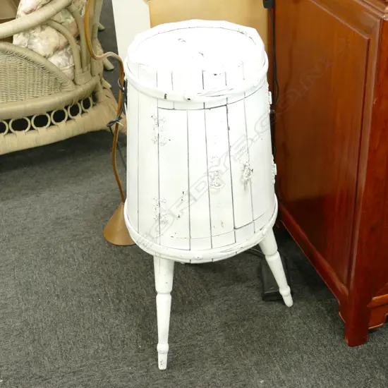 FRENCH WINE BARREL TABLE/CABINET