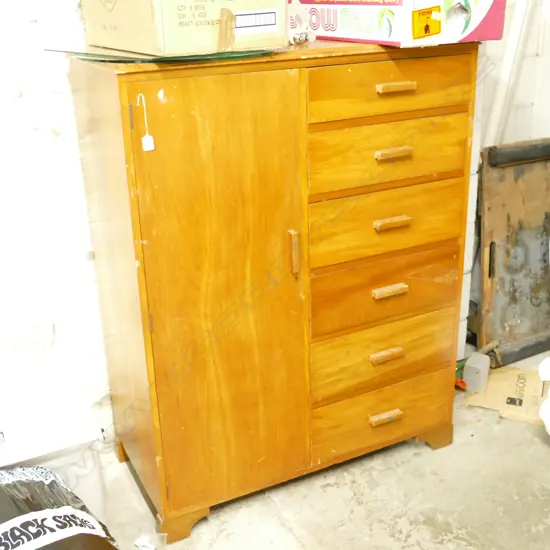 RIMU 6 DRAWER MANROBE 1360MM H 1060MM W