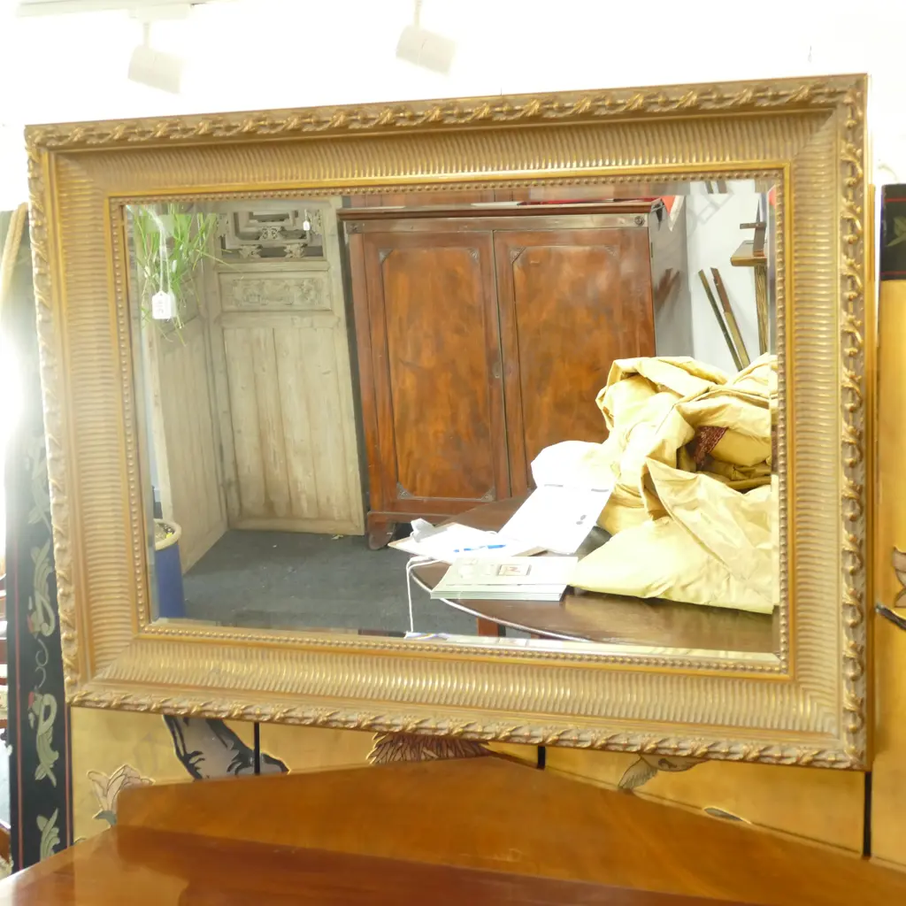 LARGE GILT FRAMED MIRROR Image 1++