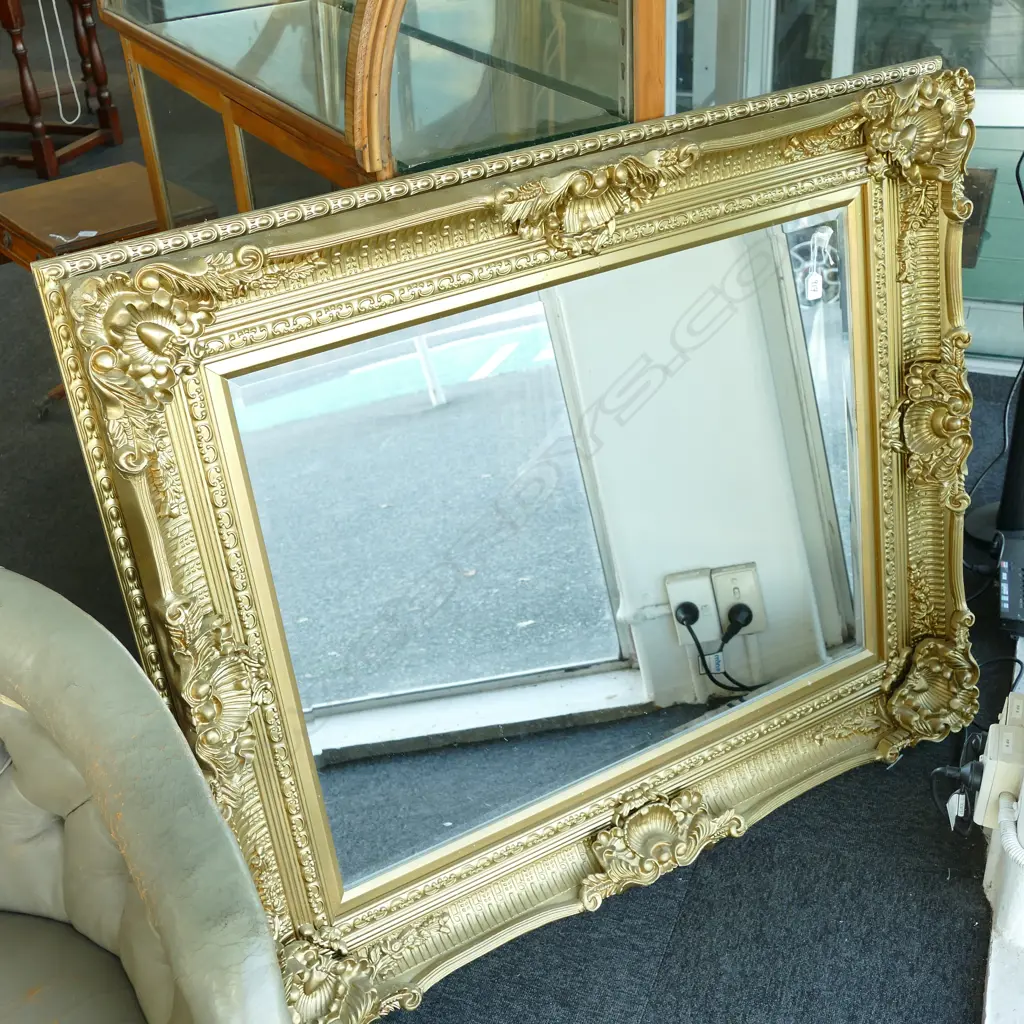 ORNATE GILT FAMED MIRROR Image 1++