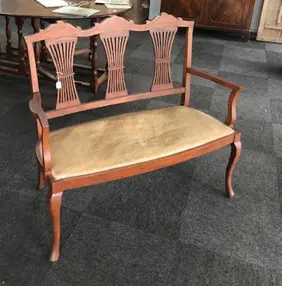 EDWARDIAN HALL SEAT Image 1++