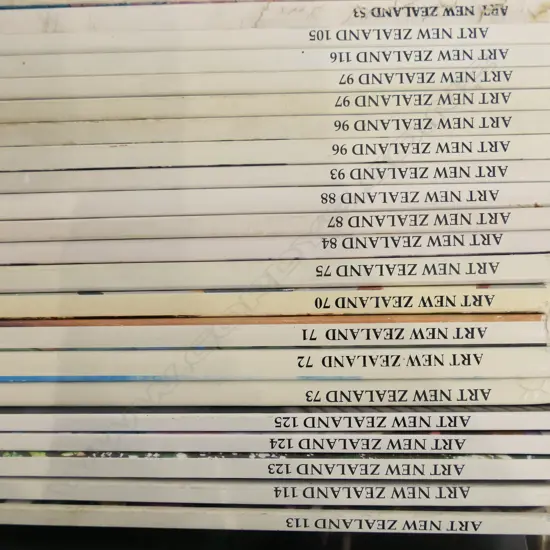 LOT ART NEW ZEALAND MAGAZINES - APPROX 30