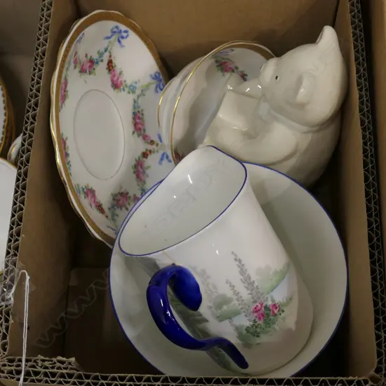 LOT CHINA INCL. SHELLEY / WORCESTER / BELLEEK