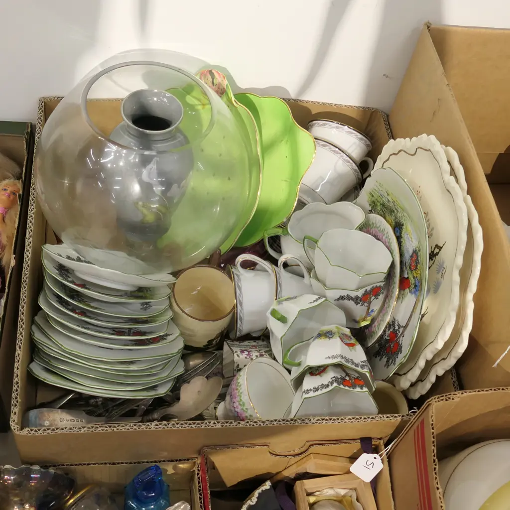 LOT TORQUAY /CHINA/VASES/ CUTLERY /WINTON/TEA SETS/ ETC Image 1++