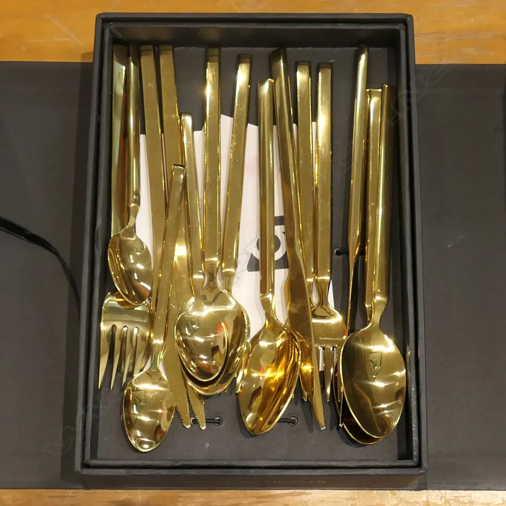 16 PCE BROSTE COPENHAGEN CUTLERY CASED Image 1++