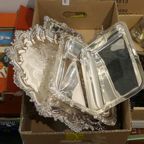 LOT EP TRAY/ENTREE DISH LADLE /PURSE ETC