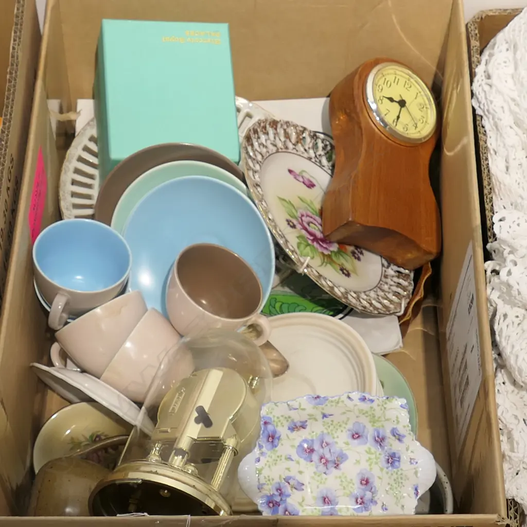 LOT ASST CLOCKS/CHINA/SHELLEY/POOLE ETC Image 1++