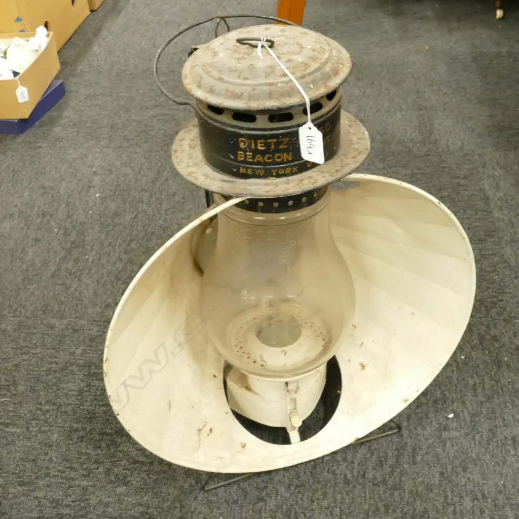 VINTAGE DIETZ BEACON LIGHT NY USA 500MM H Image 1++