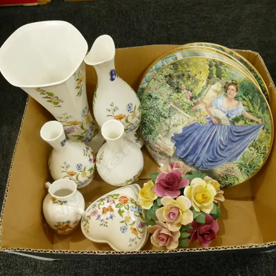 SMALL BOX ASST CHINA INCL DOLTON, STAFFORDSHIRE & AYNSLEY