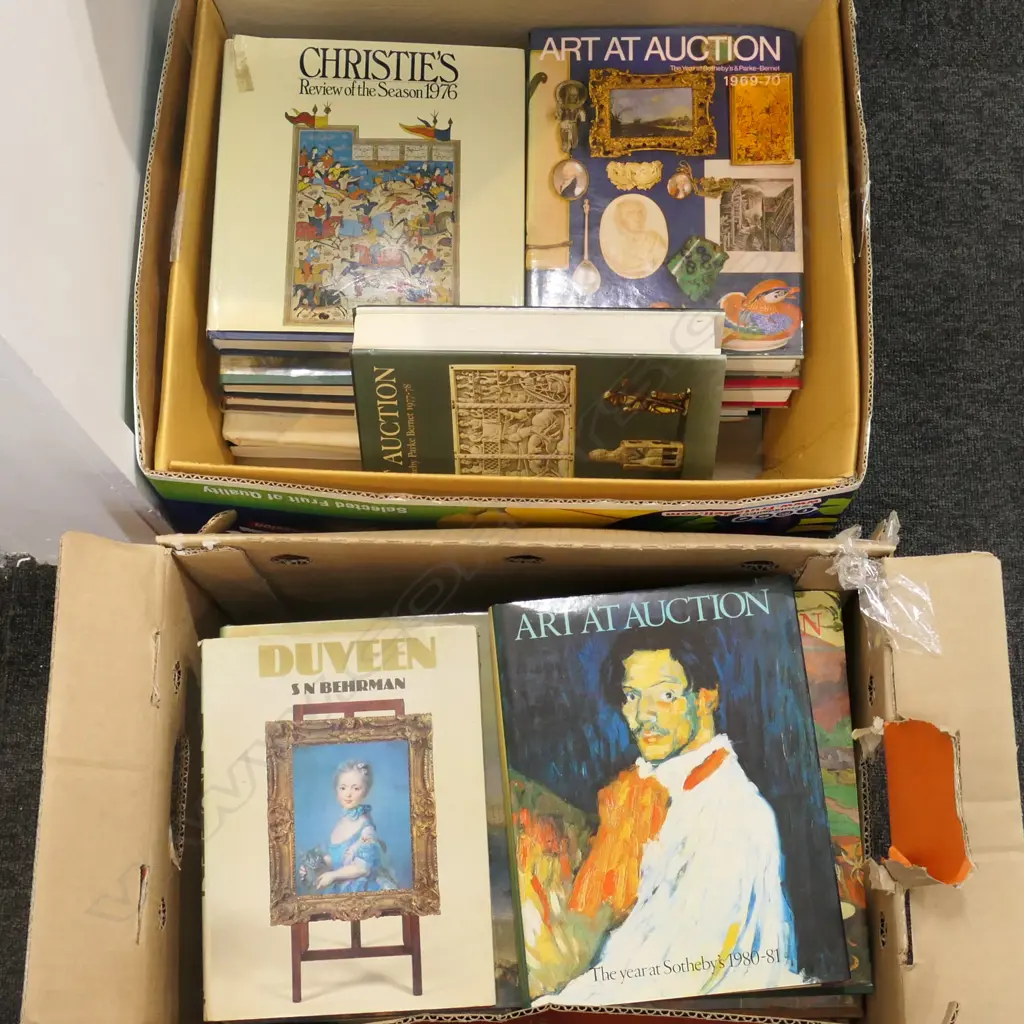ASST ANTIQUE AND ART BOOKS CATALOGUES ETC Image 1++