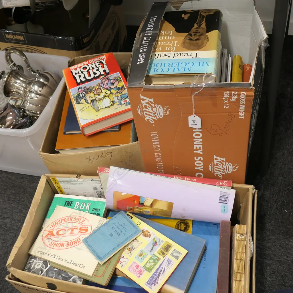 3 BOXES OF ASST BOOKS Image 1++