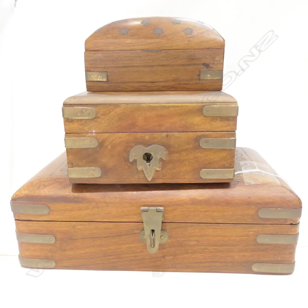 3 INLAID EASTERN BOXES L200 MM Image 1++