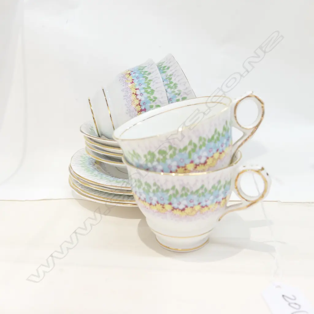 4 GLENDALE ROYAL STAFFORD TRIOS Image 1++