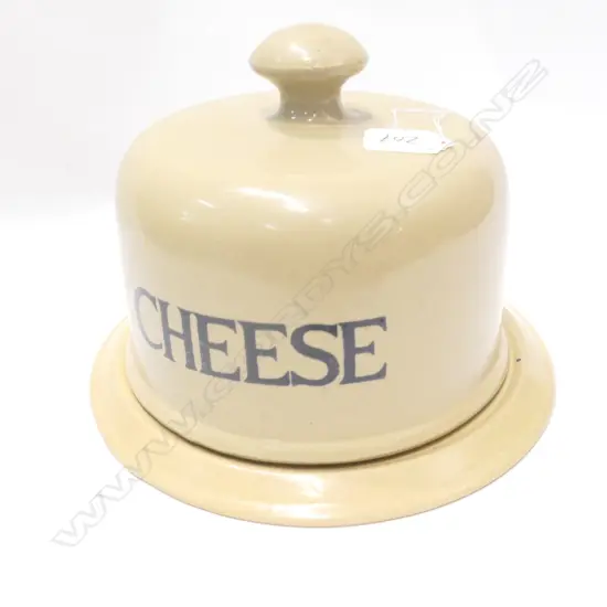 'MOIRA' ENGLAND STONEWARE CHEESE DOME & DISH