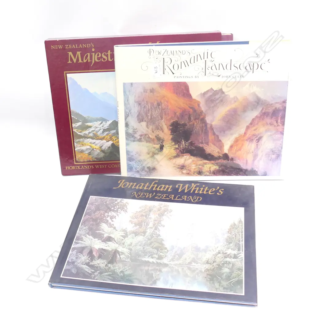 TWO JONATHAN WHITE PAINTING BOOKS & JOHN GULLY BOOK Image 1++