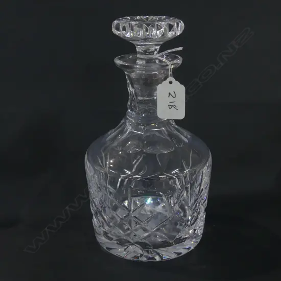 EDINBURGH CRYSTAL DECANTER MALLET BODY