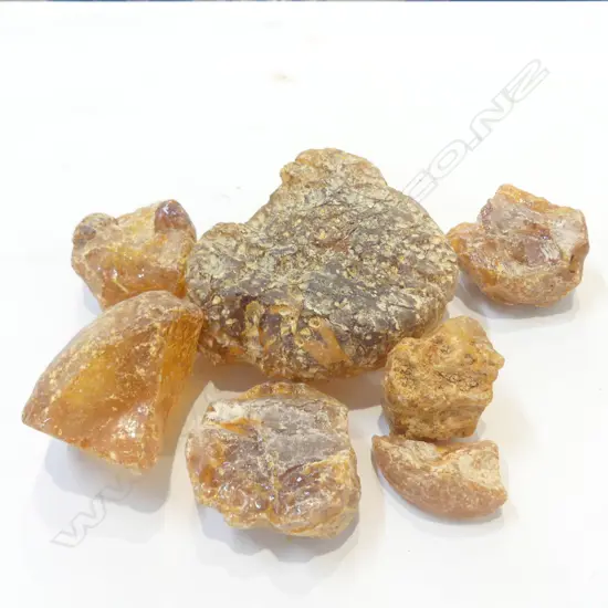 COLLECTION OF KAURI GUM 7 PIECES